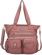 handbags shoulder leather mutipocket xs160500 logo