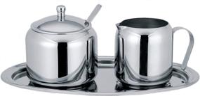 img 2 attached to Cuisinox 5 Piece Cream Sugar Set: The Perfect Blend of Elegance and Functionality