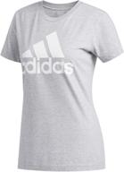 🏷️ adidas women's badge of sport tee: elevate your style with athletic sophistication logo