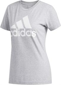 img 4 attached to 🏷️ adidas Women's Badge of Sport Tee: Elevate Your Style with Athletic Sophistication