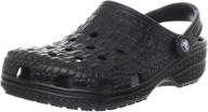 👟 классические унисекс кроссовки crocs crocskin classic canary - модная обувь для женщин и мужчин логотип