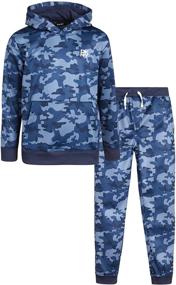 img 4 attached to Стильный и удобный: набор свитшота с джоггерами DKNY для активных мальчиков