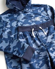 img 3 attached to Стильный и удобный: набор свитшота с джоггерами DKNY для активных мальчиков