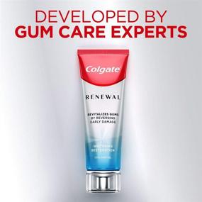 img 2 attached to 🌱 Enhance Gum Health & Teeth Whitening: Colgate Renewal Gum Toothpaste - Cool Mint Gel (2 Pack - 3 oz)