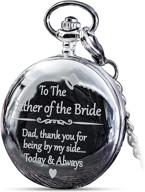 father bride daughter pocket wedding logo