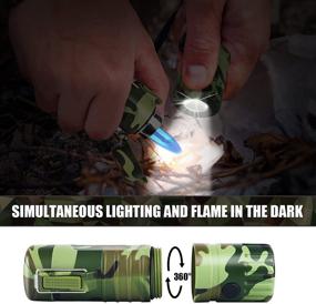img 3 attached to Versatile Torch Lighter with Waterproof Flashlight and Adjustable 🔥 Jet Flame - Perfect for Christmas, Adventure, Camping, BBQ, and More!