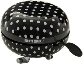 img 1 attached to 🚲 Basil Polkadot Big Bicycle Bell - Ding Dong - 3 inches: Fun and Functional Cycling Accessory with an Eye-Catching Design