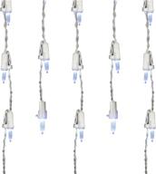 🌟 brite star amazing ice drip icicle light show - pure white (60 count) logo
