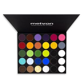 img 4 attached to 🎨 Mehron Makeup Paradise AQ 30 Color Pro Paint Palette - Face, Body, SFX Makeup Palette for Special Effects, Face Painting Art, Theater, Halloween, Parties, Cosplay