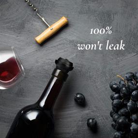 img 3 attached to 🍷 OWO Wine Saver Vacuum Stoppers: Keep Wine Fresh with Reusable Bottle Sealer (4 Stoppers)