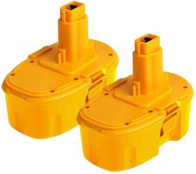 img 4 attached to 🔋 High-Capacity 14.4V Dewalt Battery Set: 2-Pack 3.0Ah Ni-Mh Replacement for DW9094, XRP DC9091