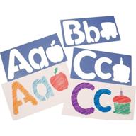 🔠 royclo r5618 large alphabet and picture stencils, (pack of 26) logo