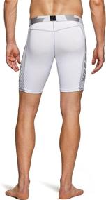 img 2 attached to 🩳 TSLA Men's Athletic Compression Shorts - 3 Pack | Sports Performance Active Cool Dry Running Tights