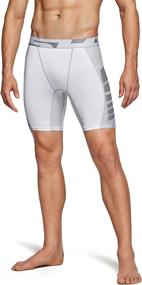 img 3 attached to 🩳 TSLA Men's Athletic Compression Shorts - 3 Pack | Sports Performance Active Cool Dry Running Tights