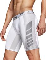 🩳 tsla men's athletic compression shorts - 3 pack | sports performance active cool dry running tights логотип