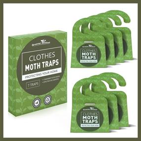 img 1 attached to 🪲 Greener Mindset Clothes Traps 7-Pack: Effective Solutions for Capturing Clothing Closet Pests, Wool & Carpets – Complete with Webbing & Case-Bearing Protection