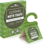 🪲 greener mindset clothes traps 7-pack: effective solutions for capturing clothing closet pests, wool & carpets – complete with webbing & case-bearing protection логотип