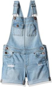 img 2 attached to 👧 Lucky Brand Girls Shortall Essie: Trendy Girls' Clothing with Jumpsuits & Rompers