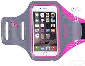 img 3 attached to 📱 Triomph Armband for iPhone 8, 7, 6, 6S, SE, 5, 5C, 5S iPod Galaxy S6, S6 Edge S5 - Screen Protecter, Key Cards Money Holder - Running, Workouts, Jogging, Hiking, Biking, Walking