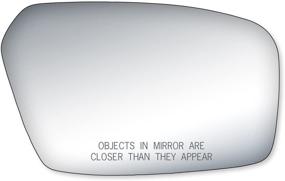 img 1 attached to Fit System 90207 Mirror Glass for Mercury Milan Hybrid, Ford Fusion, MKZ, Zephyr (w/o Blind Spot) - High-Quality Replacement Mirror