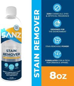 img 3 attached to 🧺 SANZ Sport Powerful Laundry Stain Remover: Ultimate Stain and Odor Eliminator, Residue-Free, Hypoallergenic Formula, Biodegradable, Safe for All Ages
