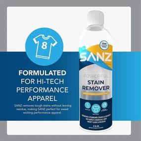 img 1 attached to 🧺 SANZ Sport Powerful Laundry Stain Remover: Ultimate Stain and Odor Eliminator, Residue-Free, Hypoallergenic Formula, Biodegradable, Safe for All Ages