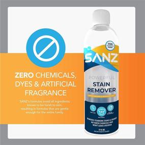 img 2 attached to 🧺 SANZ Sport Powerful Laundry Stain Remover: Ultimate Stain and Odor Eliminator, Residue-Free, Hypoallergenic Formula, Biodegradable, Safe for All Ages