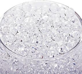 img 4 attached to 💧 30000 Clear Water Gel Jelly Beads Vase Filler Beads - Ideal for Floating Pearls, Floating Candle Making, Wedding Centerpiece, Floral Arrangement - Transparent