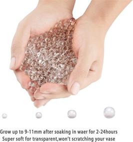 img 3 attached to 💧 30000 Clear Water Gel Jelly Beads Vase Filler Beads - Ideal for Floating Pearls, Floating Candle Making, Wedding Centerpiece, Floral Arrangement - Transparent