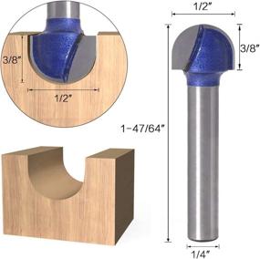 img 2 attached to 🔧 Inch Shank Round Router by Meihejia