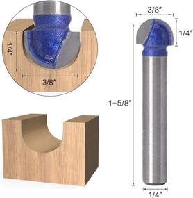 img 1 attached to 🔧 Inch Shank Round Router by Meihejia