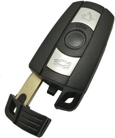 img 2 attached to Чехол для ключа от BMW - подходит для 3 Series, 5 Series, X5, X6, Z4 - замена ключа с тремя кнопками для бесключевого входа, крышка с необработанным лезвием и отвёрткой (1)