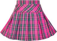 trendy tartan girls skirt: ideal school uniform for girls' clothing logo