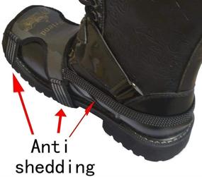 img 1 attached to Gray Motorcycle Accessories Shoe Boot Cover: Ultimate Anti-Abrasion Protectors for Moto Gear Shifter & Companion Boots