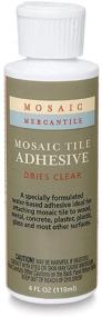 img 1 attached to 🔒 Mosaic Mercantile Adhesive: Strong 4-Ounce Craft Glue for DIY Mosaics