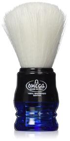 img 1 attached to 🌿 Omega Blue Handle Syntex: Premium Synthetic Fibre Shaving Brush – Vegan & Cruelty-Free