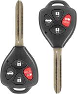 🔑 vofono keyless entry remote control replacement key fob toyota camry 2006-2011/ corolla 2009-2010 (pack of 2) logo