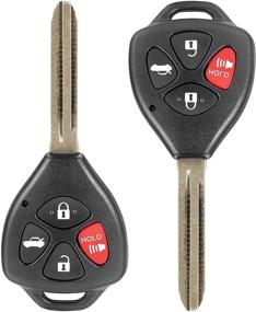 img 4 attached to 🔑 VOFONO Keyless Entry Remote Control Replacement Key Fob Toyota Camry 2006-2011/ Corolla 2009-2010 (Pack of 2)