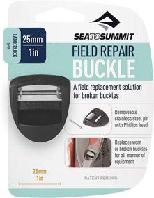 img 1 attached to 🔒 Sea To Summit Unisex's 1 Pin Field Repair Ladder Lock Buckle-Black, 25 mm: Durable and Convenient Solution for Outdoor Gear