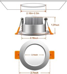 img 3 attached to 💡 Enhance Your Space with YGS-Tech 2 Inch Dimmable LED Recessed Lighting: Ideal for Industrial Electrical Lighting Components