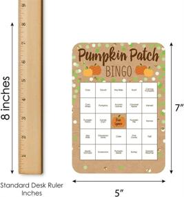 img 1 attached to Pumpkin Patch Bingo Cards and Markers - Fall, Halloween, or Thanksgiving Party Game - Set of 18 by Big Dot of Happiness