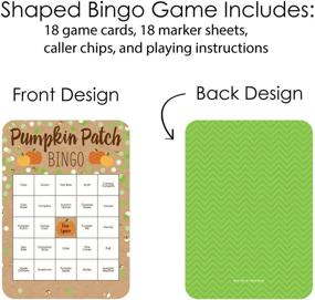 img 2 attached to Pumpkin Patch Bingo Cards and Markers - Fall, Halloween, or Thanksgiving Party Game - Set of 18 by Big Dot of Happiness