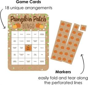 img 3 attached to Pumpkin Patch Bingo Cards and Markers - Fall, Halloween, or Thanksgiving Party Game - Set of 18 by Big Dot of Happiness