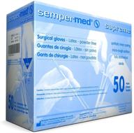 🧤 optimized latex surgical gloves by sempermed supreme logo