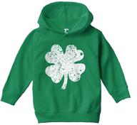 🍀 stylish distressed four leaf clover fashion hoodies & sweatshirts for toddler boys logo