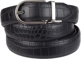 img 3 attached to 👗 Stylish and Versatile: Chaps Women's Reversible Belt with Stretch Technology