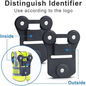 img 2 attached to Universal Body Camera Magnetic Mount with Powerful Suction, Securely Attaches to Clothing for All Body Cams with Wearable Clips