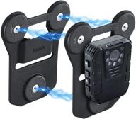 universal body camera magnetic mount with powerful suction, securely attaches to clothing for all body cams with wearable clips logo