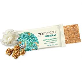 img 3 attached to 🌱 GoMacro MacroBar Organic Vegan Snack Bars - Granola + Coconut (12 Pack, 2.3 Oz Bars): Nutritious & Delicious Plant-Based Energy Boosters