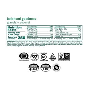 img 2 attached to 🌱 GoMacro MacroBar Organic Vegan Snack Bars - Granola + Coconut (12 Pack, 2.3 Oz Bars): Nutritious & Delicious Plant-Based Energy Boosters